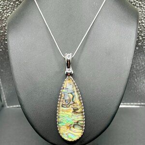 Abalone Pendant Necklace